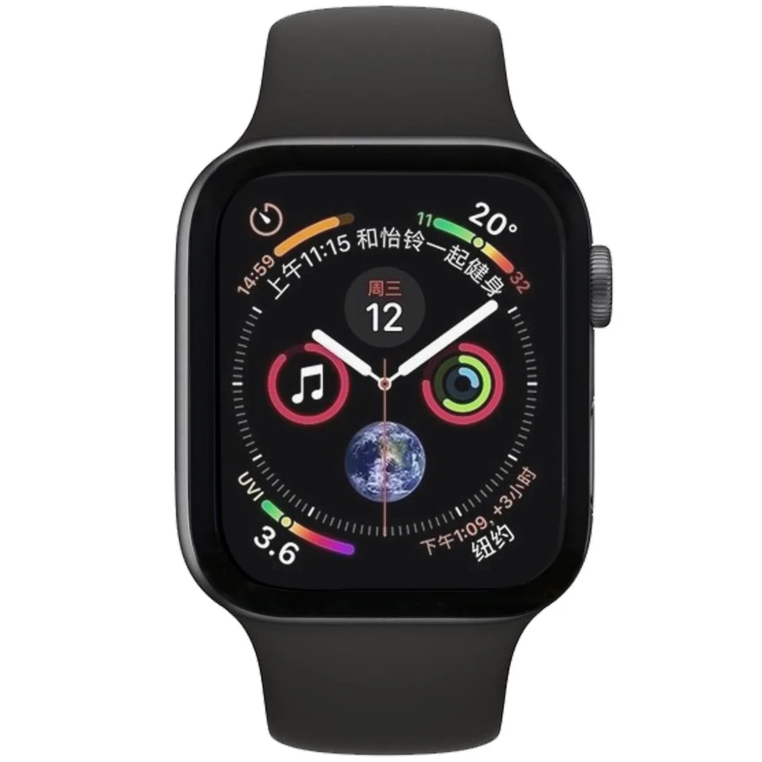 9H 3D Edge Glue Full Screen Tempered Glass Film For Apple Watch Series 6 / 5 / 4 / Watch SE 40mm(Black)