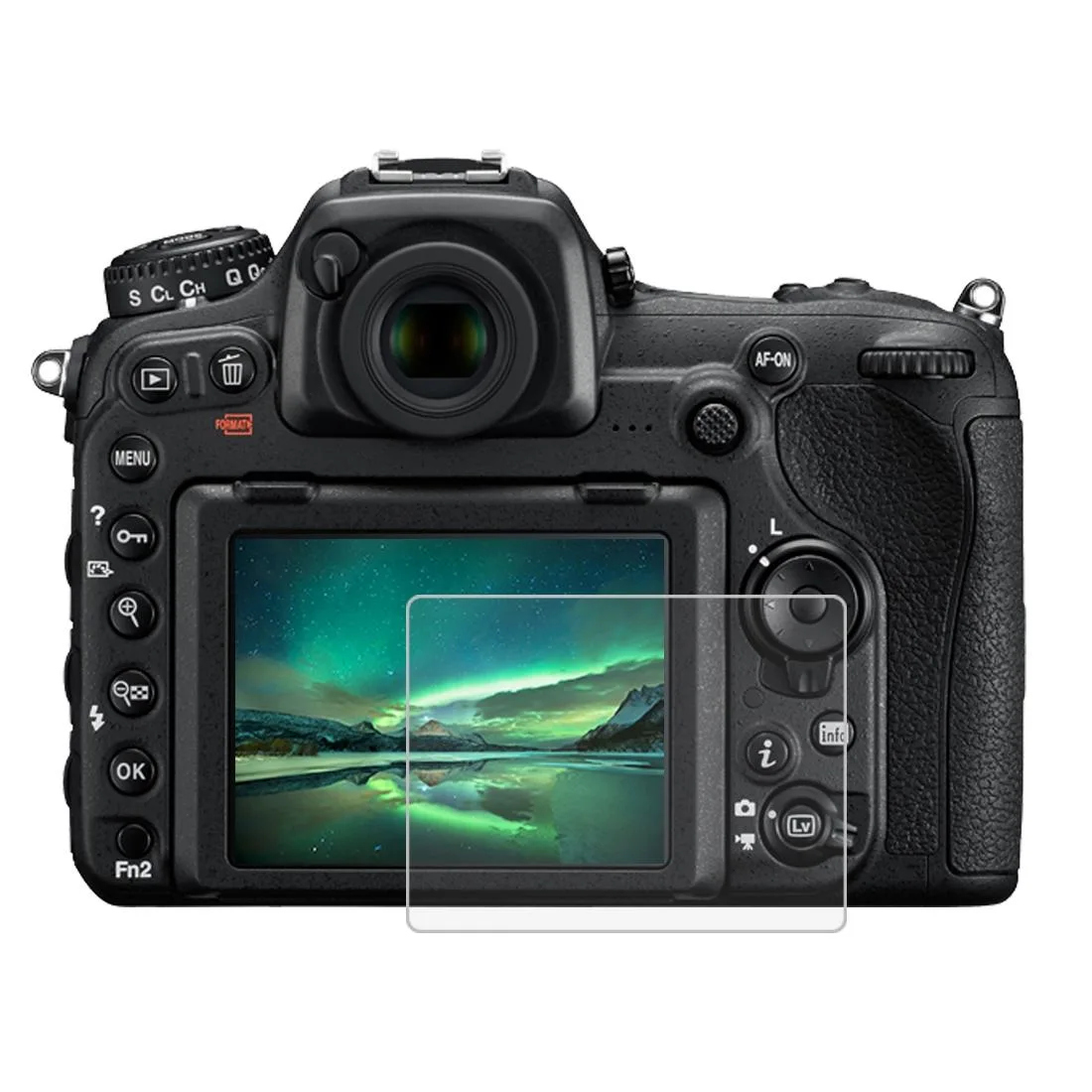 PULUZ 2.5D 9H Tempered Glass Film for Nikon D7100, Compatible with Nikon D5 / D500 / D7100 / D610 / D600 / D750 / D810 / D800 / D800E / D850 / D4S / D5200 / D5100 / P530 / P510 / D6 / D7200 / D780, Fujifilm HS33 / HS35 / GFX50S / S1700 / S1770 / S290