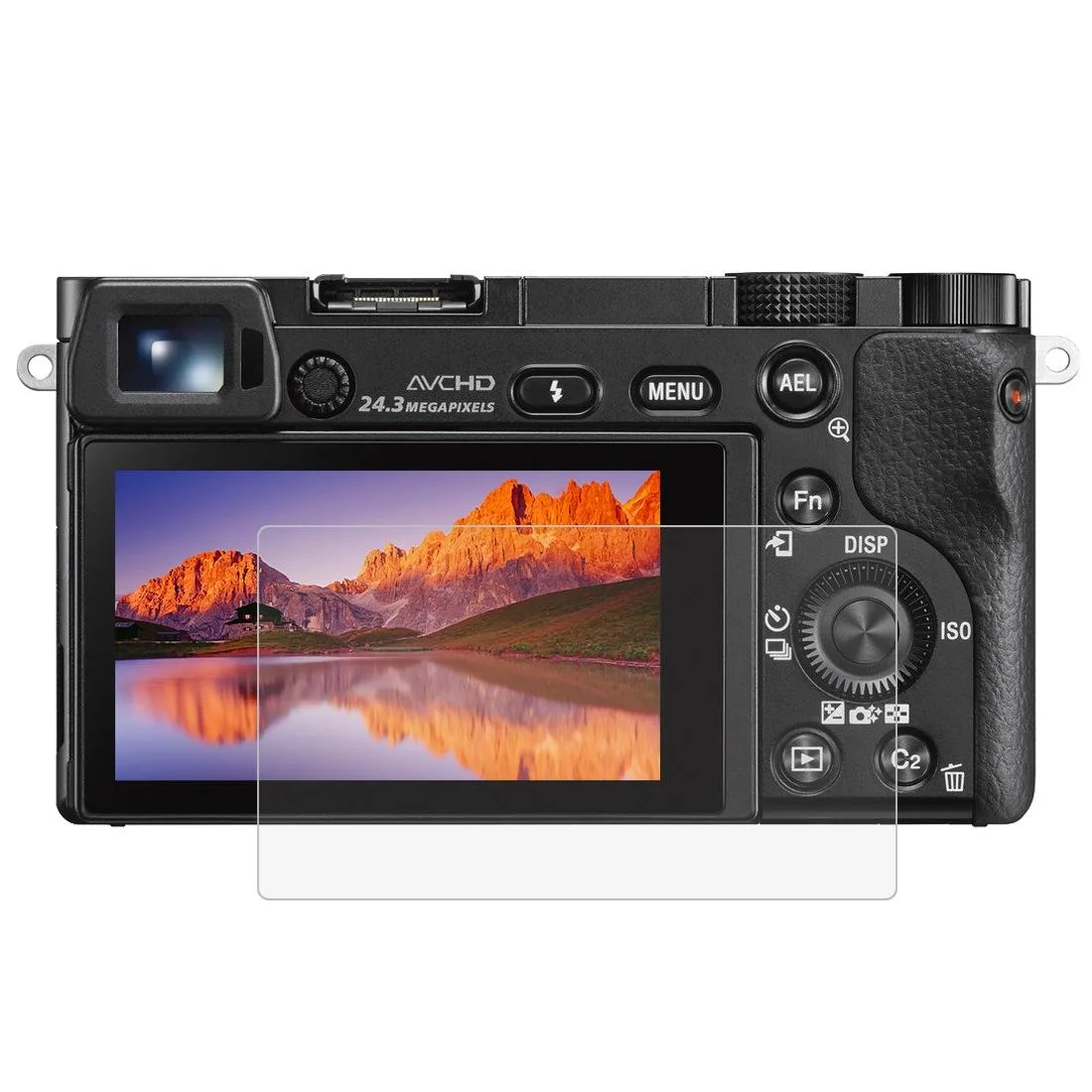 PULUZ 2.5D 9H Tempered Glass Film for Sony A6000, Compatible with Sony A6500 / A5100 / 6100 / A6600 / A5000 / A6400 / A6300 / A3000 / NEX-7/ NEX-6 / NEX-5N / NEX-3N / NEX5C / NEX-C3 / NEX-5T / H400, Panasonic W850K, Olympus TG850 / TG860 / TG870 PM2