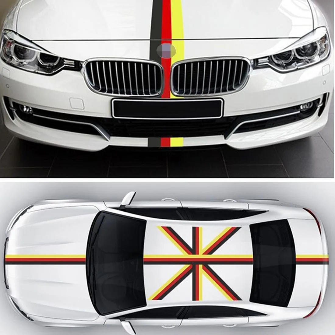1m German Flag Car Plastic Wrap Sticker Decal Film