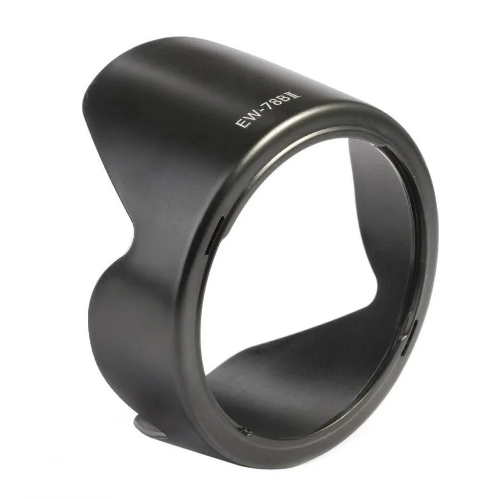 Lens Hood Shade for Canon EF 28-135mm f/3.5-5.6 is USM Lens (Black)