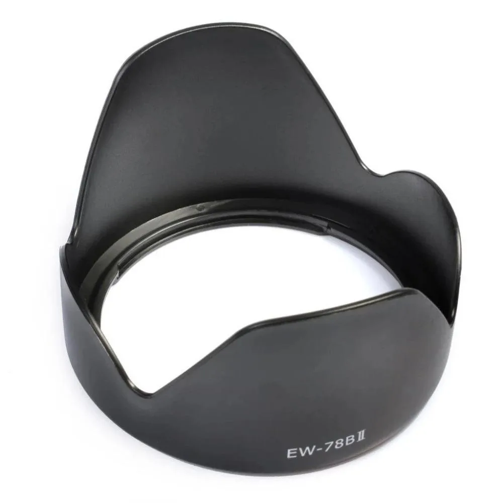 Lens Hood Shade for Canon EF 28-135mm f/3.5-5.6 is USM Lens (Black)