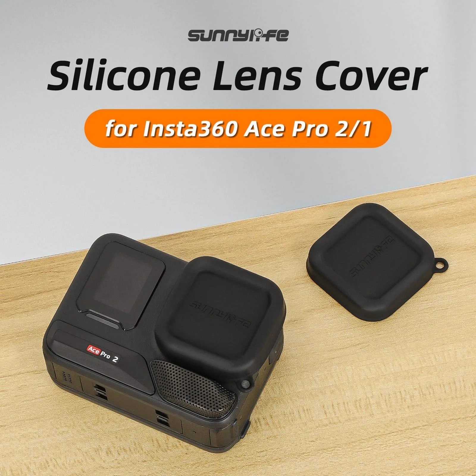 Sunnylife Silicone Lens Cap Protector Lens Cover (Black)