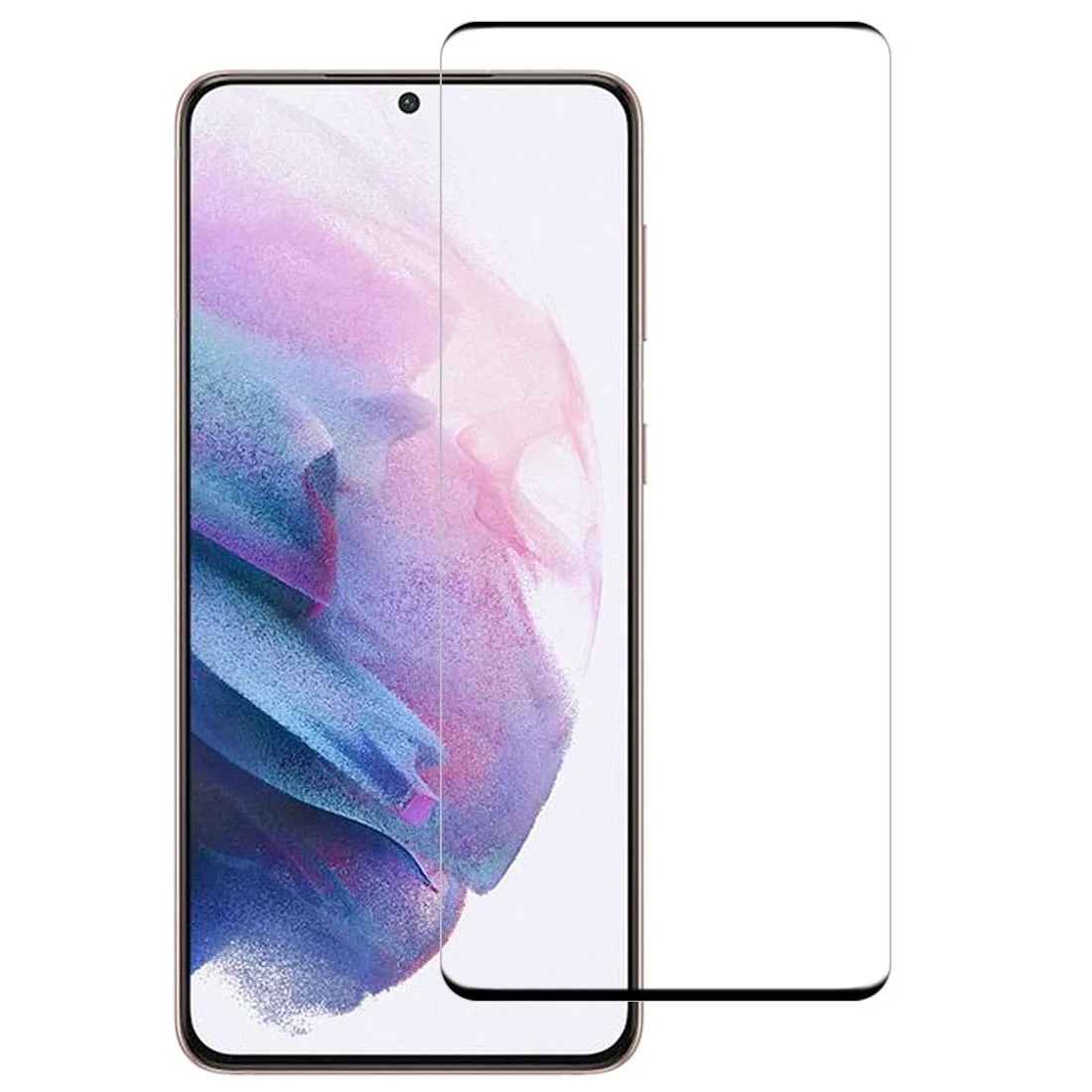 5G 3D Curved Edge Full Screen Tempered Glass Film(Black)