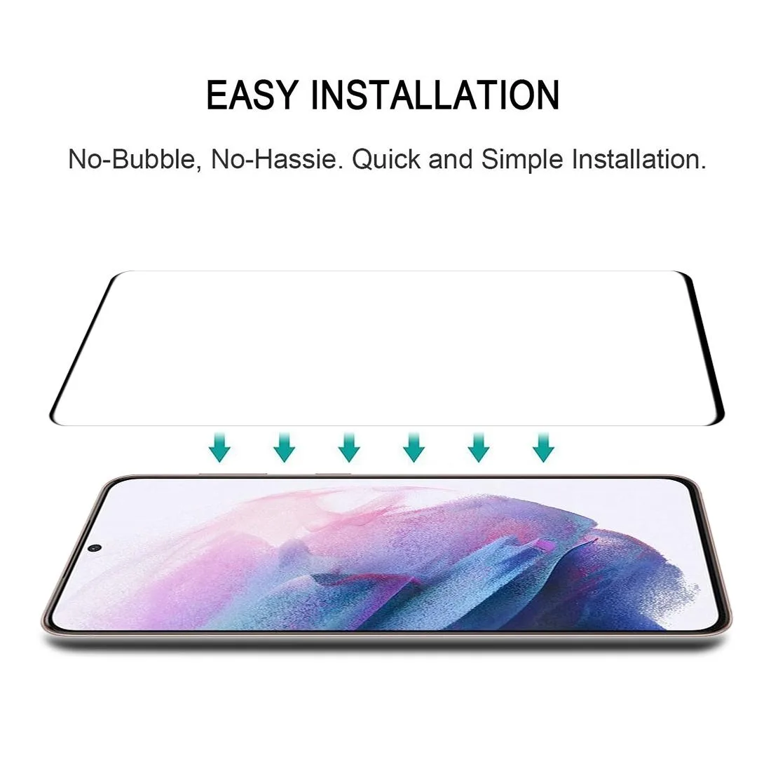 5G 3D Curved Edge Full Screen Tempered Glass Film(Black)