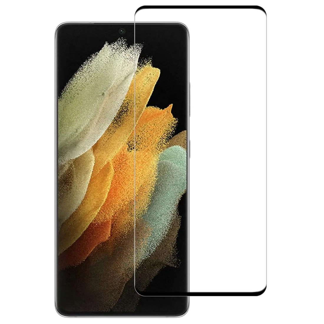 5G 3D Curved Edge Full Screen Tempered Glass Film(Black)