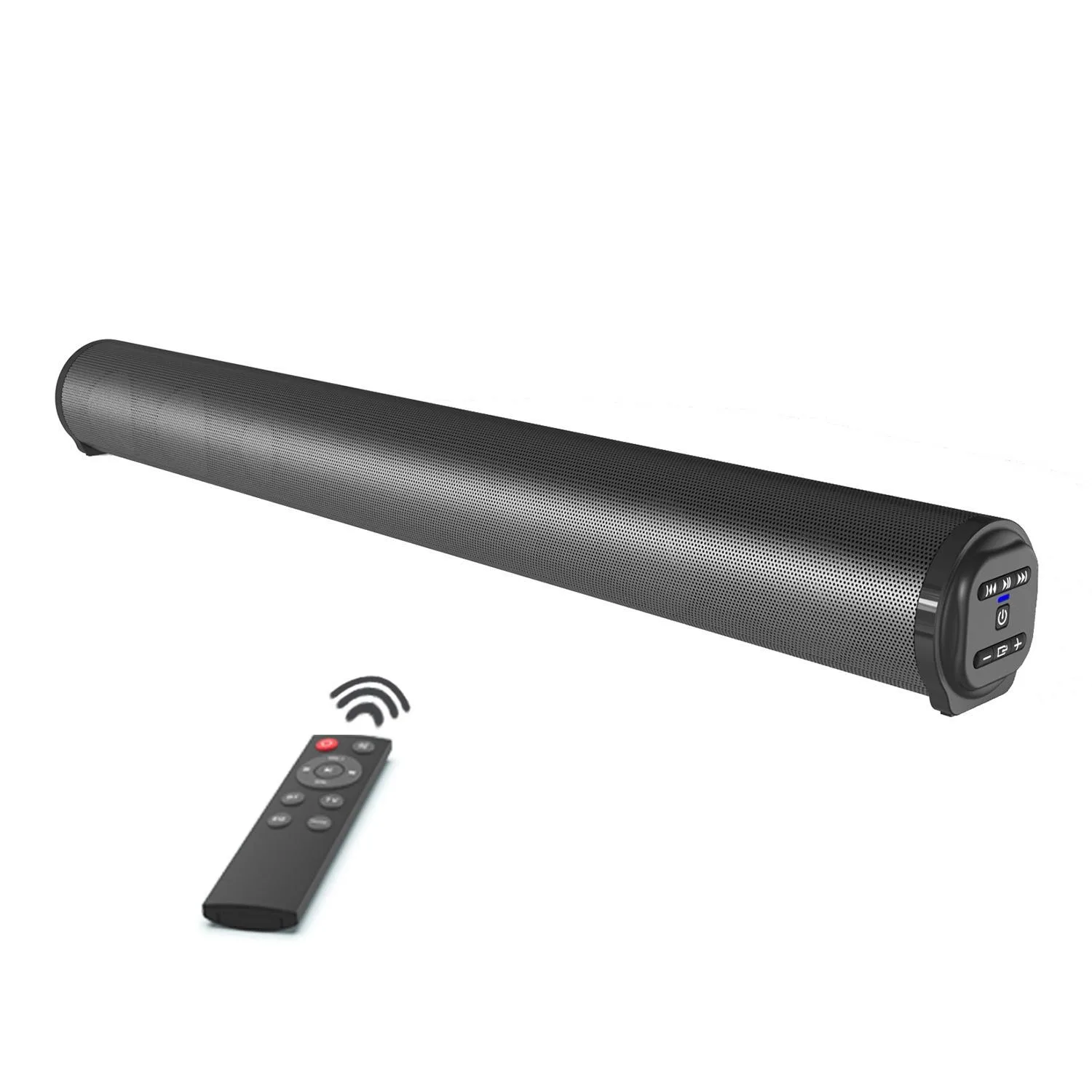 Bluetooth 5.0 Speaker TV Soundbar with Remote Control(Black)