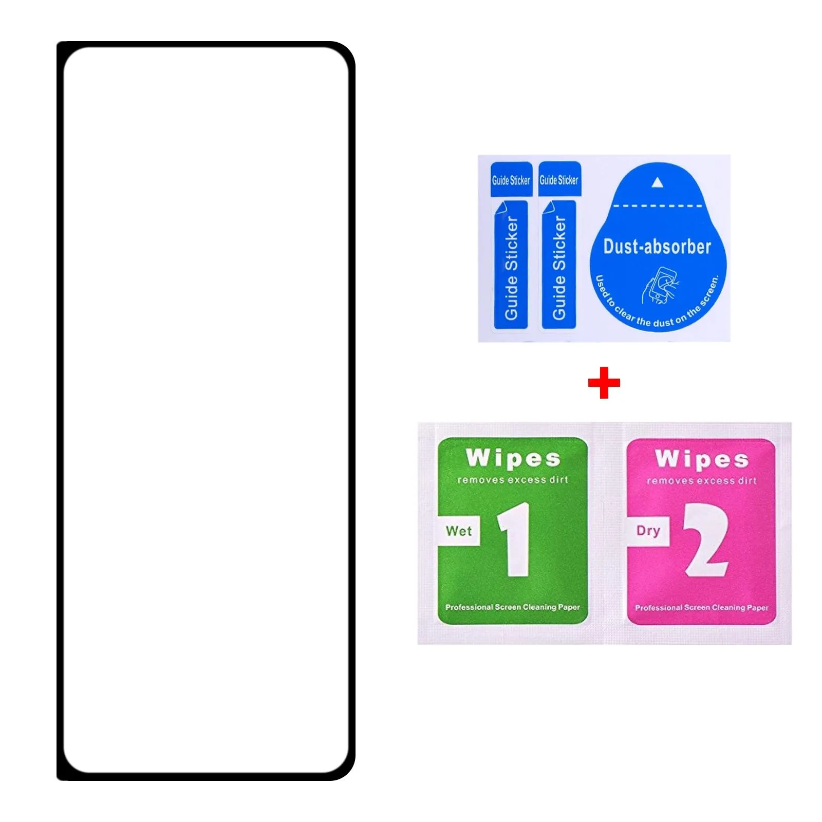 For Samsung Galaxy Z Fold5 Inner Screen Full Glue Full Cover Screen Protector Tempered Glass Film