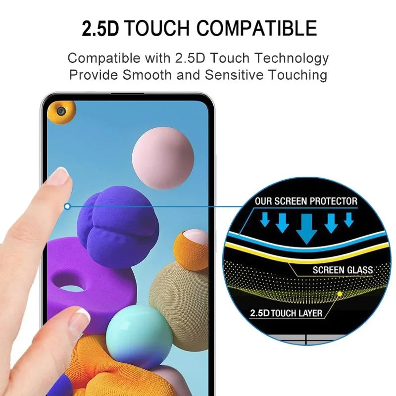 Full Glue Full Screen Tempered Glass Film(Black)