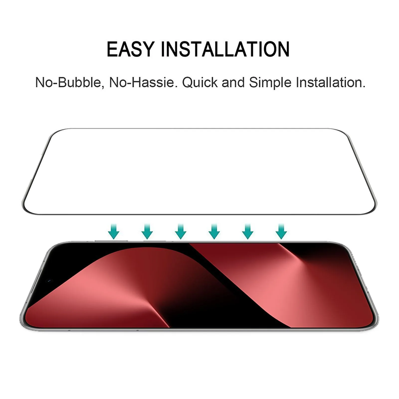 3D Curved Edge Full Screen Tempered Glass Film(Black)
