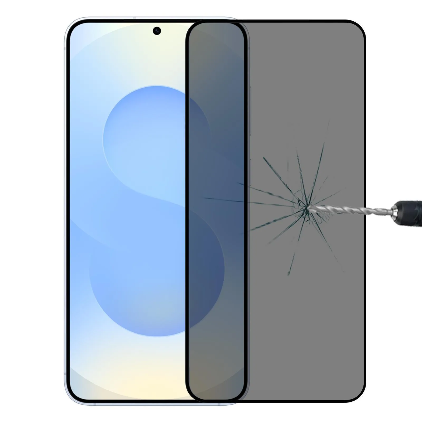 Full Cover Anti-peeping Tempered Glass Film, Support Fingerprint Unlocking