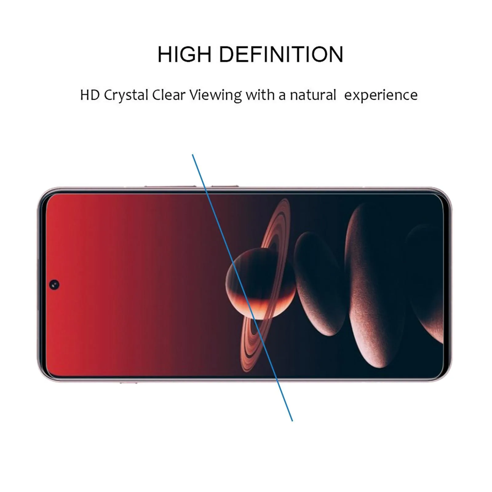 9H HD 3D Curved Edge Tempered Glass Film(Black)