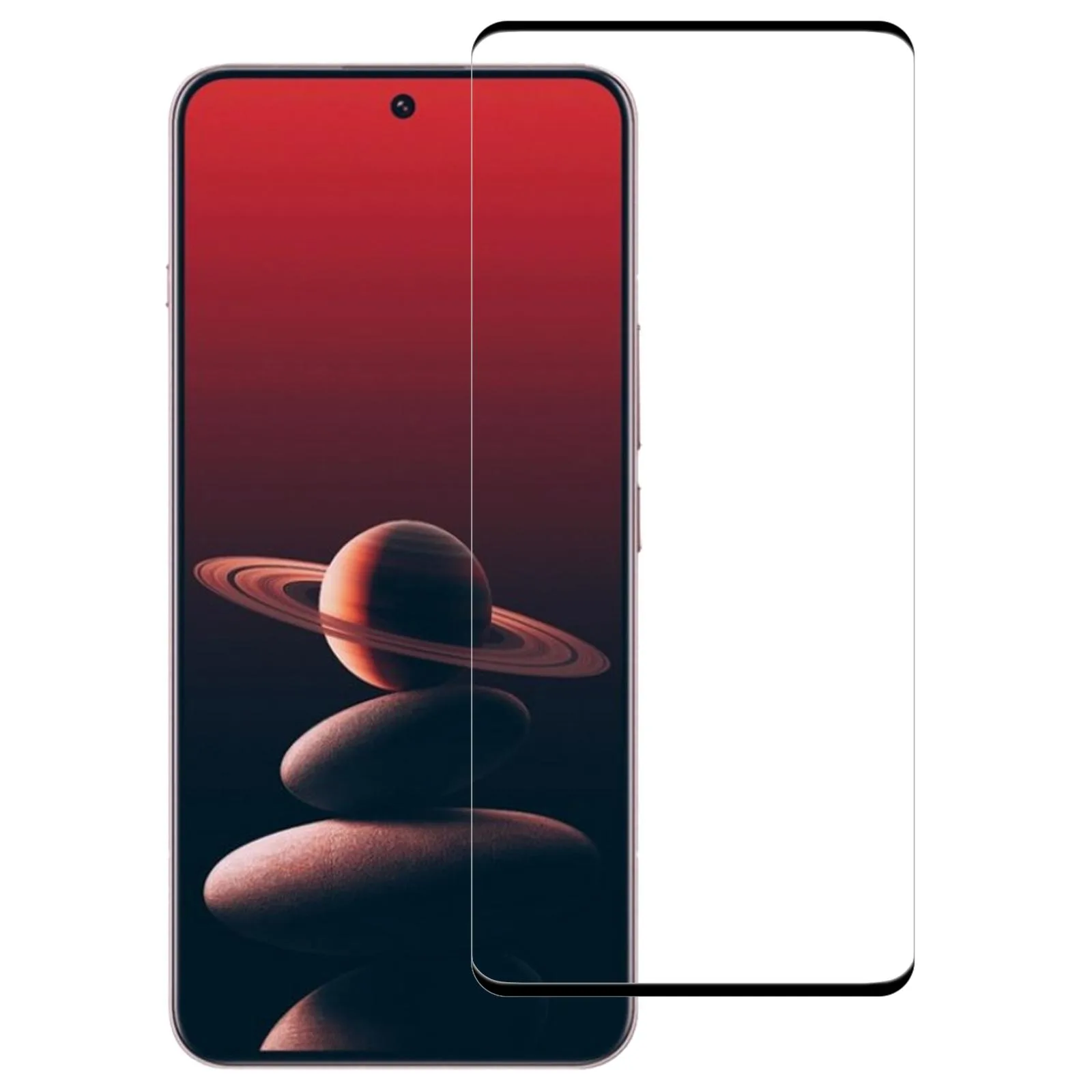 9H HD 3D Curved Edge Tempered Glass Film(Black)