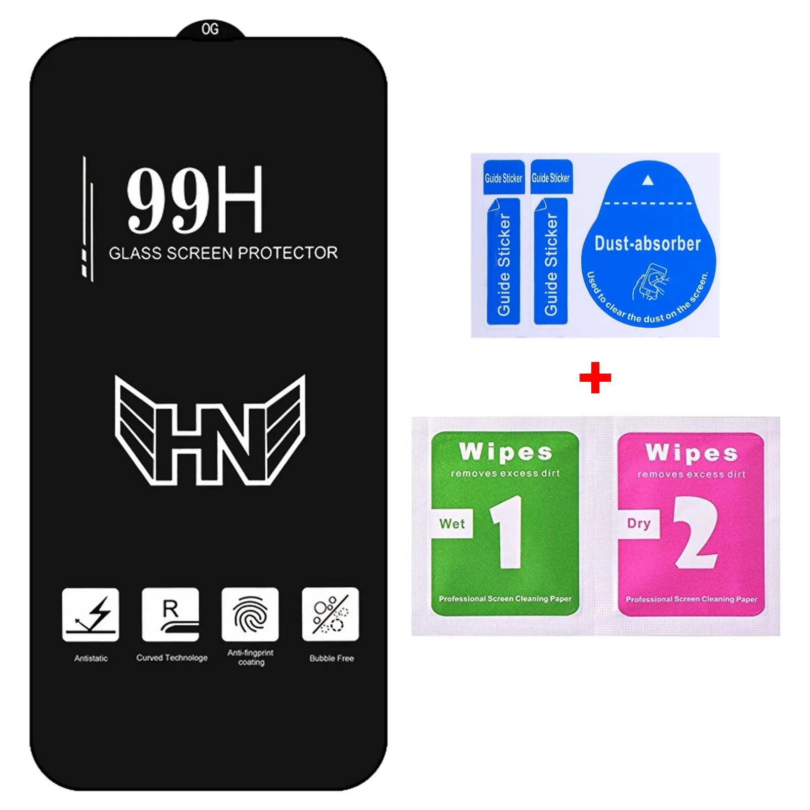High Aluminum Large Arc Full Screen Tempered Glass Film