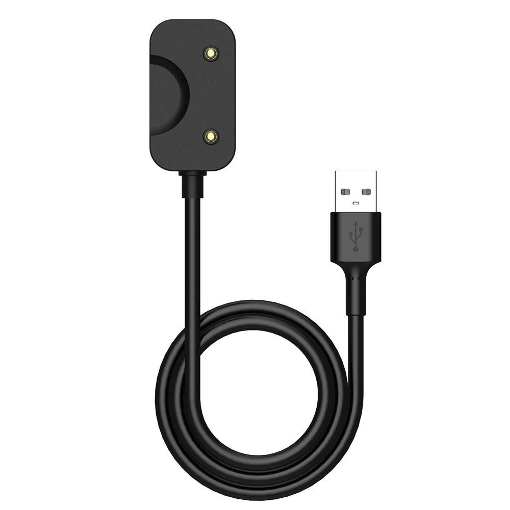For Samsung Galaxy Fit3 SM-R390 xDfind USB-A Interface Smart Watch Charging Cable With Chip Protection, Length:1m(Black)