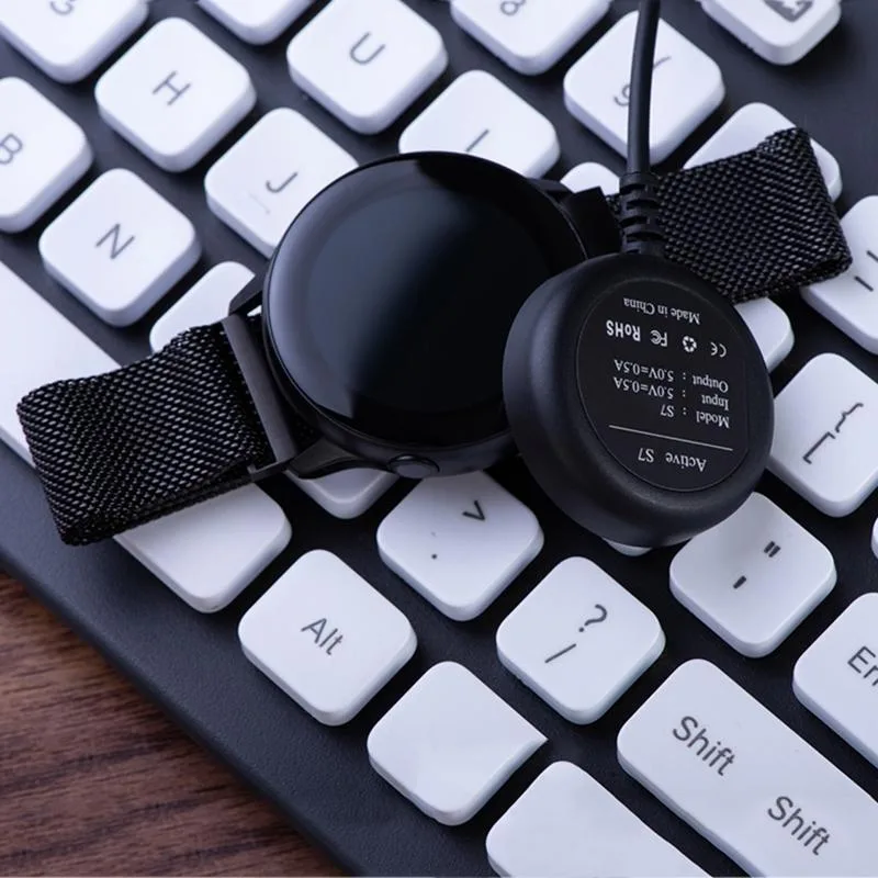 For Samsung Galaxy Watch8/Ultra 2025/7/6/5 xDfind Magnetic Smart Watch Charging Cable, USB-A Port, Length: 1m(Black)