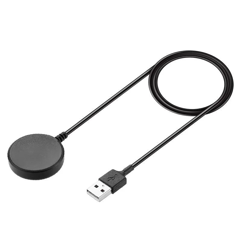 For Samsung Galaxy Watch8/Ultra 2025/7/6/5 xDfind Magnetic Smart Watch Charging Cable, USB-A Port, Length: 1m(Black)