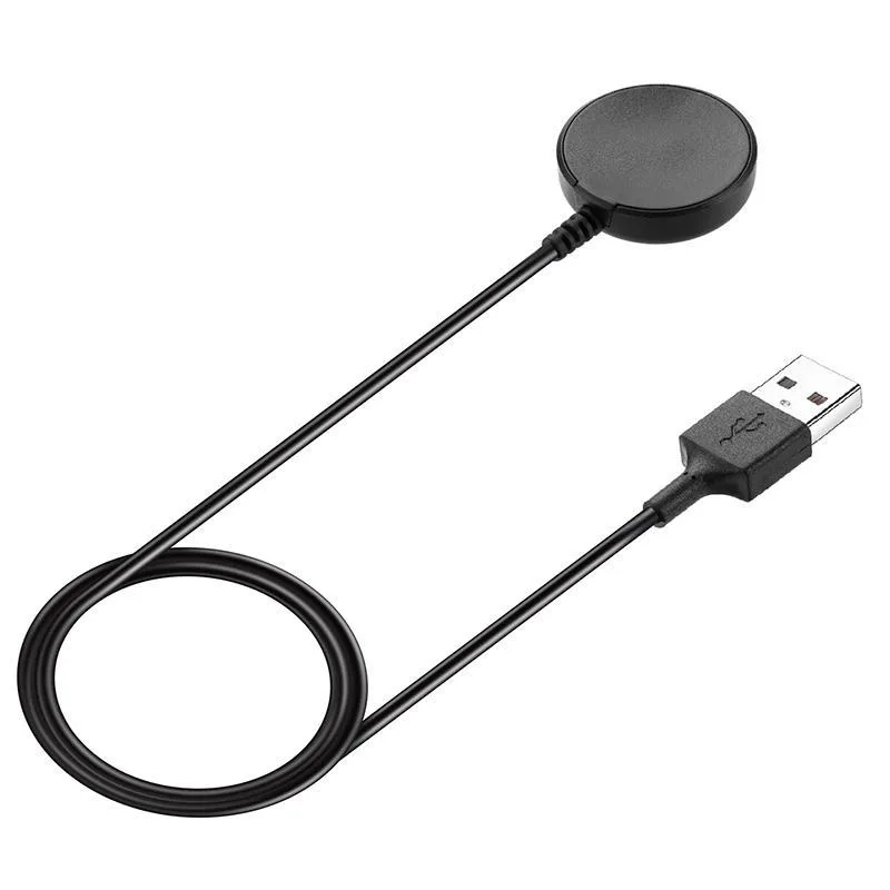 For Samsung Galaxy Watch8/Ultra 2025/7/6/5 xDfind Magnetic Smart Watch Charging Cable, USB-A Port, Length: 1m(Black)