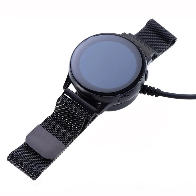 For Samsung Galaxy Watch8/Ultra 2025/7/6/5 xDfind Magnetic Smart Watch Charging Cable, USB-A Port, Length: 1m(Black)