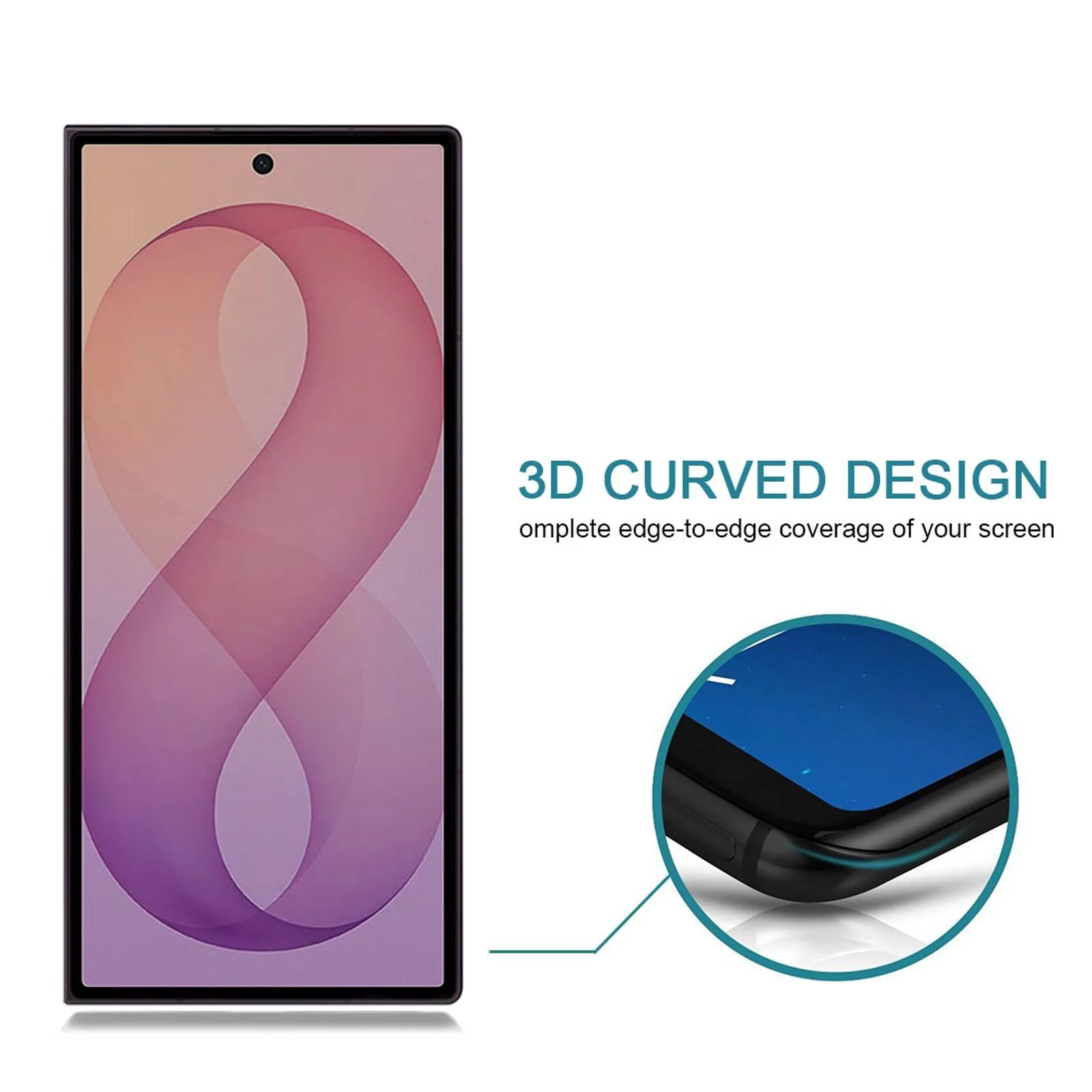 Silk Full Cover 28-degree Privacy Tempered Glass Film