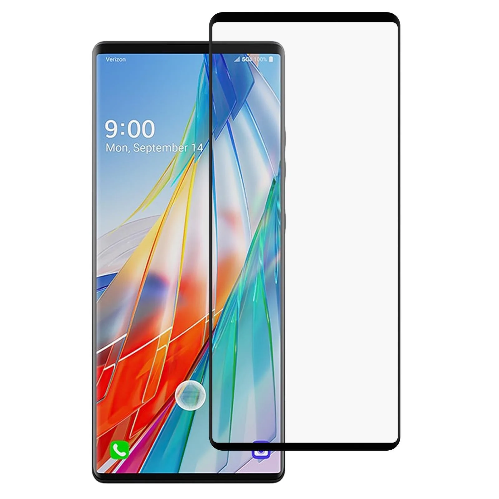 Full Glue 9H HD 3D Curved Edge Tempered Glass Film(Black)