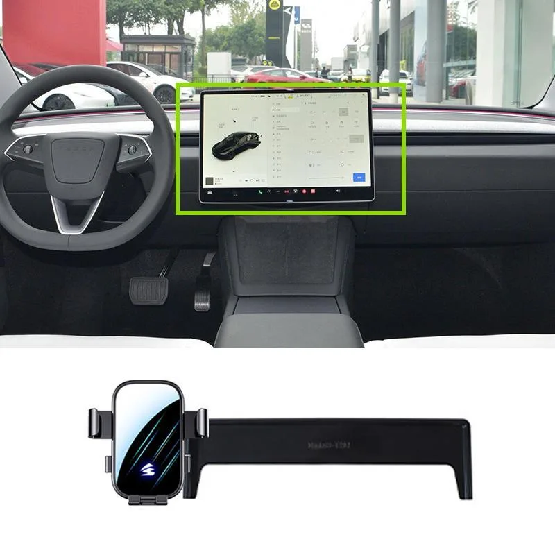 Car Screen Phone Holder Mount with Extension Arm(Black)