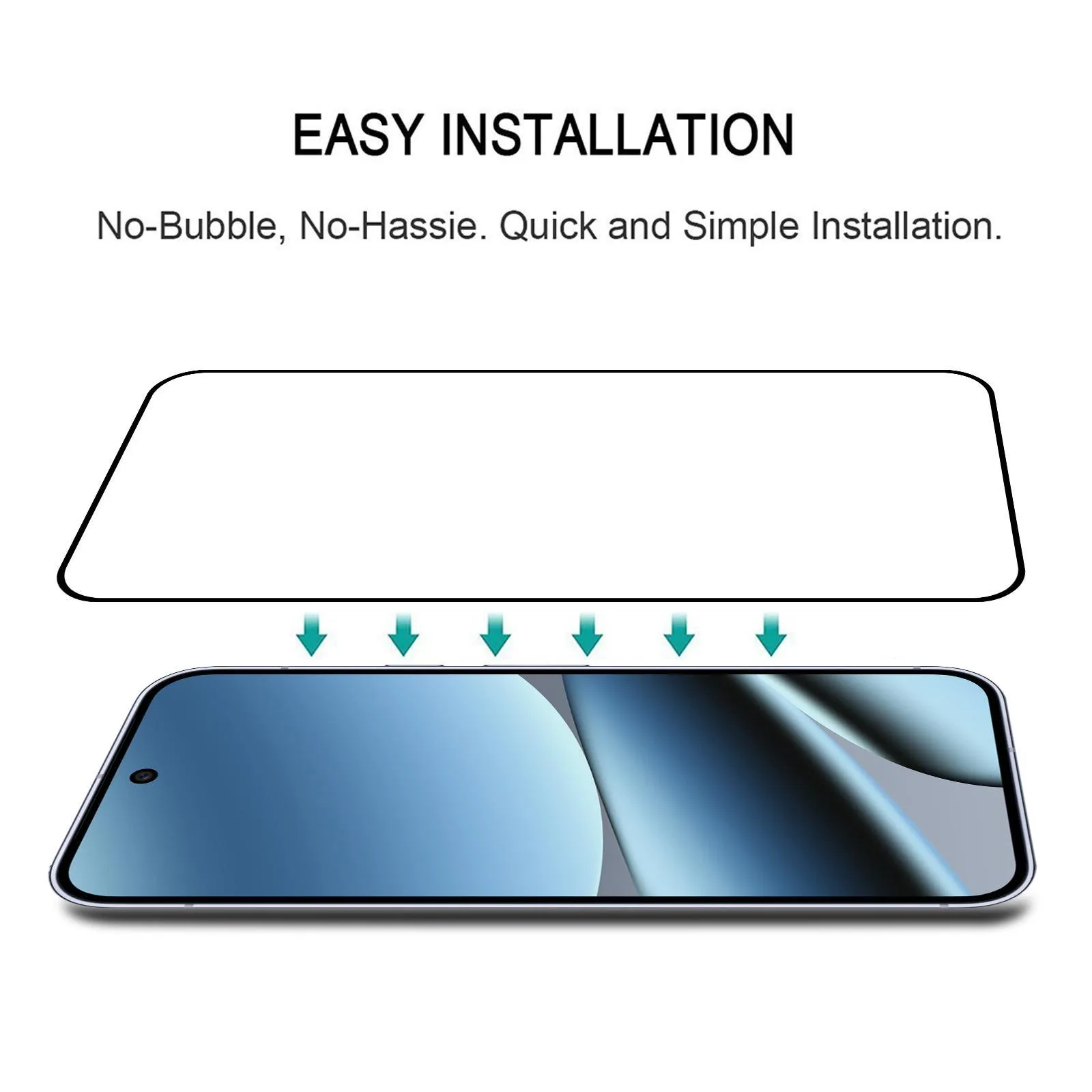 Full Glue Screen Tempered Glass Film, Support Fingerprint Unlocking