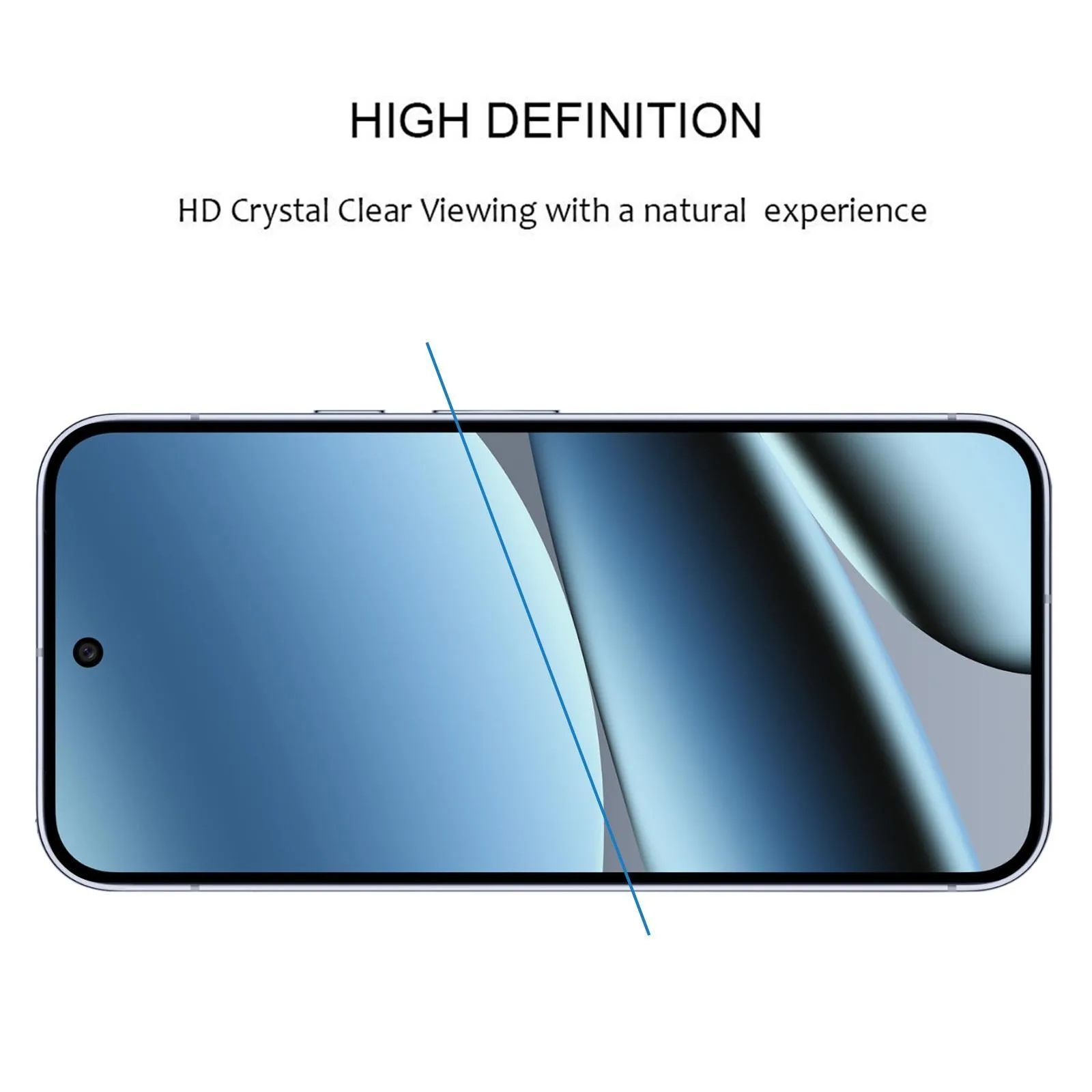 Full Glue Screen Tempered Glass Film, Support Fingerprint Unlocking