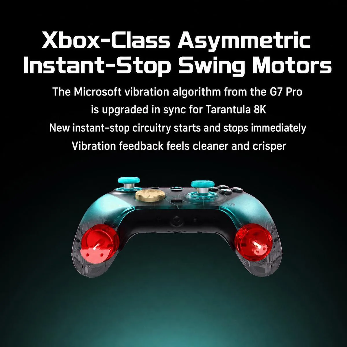 GameSir G7 Pro 8K Aimlabs Edition Tri-Mode Wireless Game Controller(Gradient Blue)
