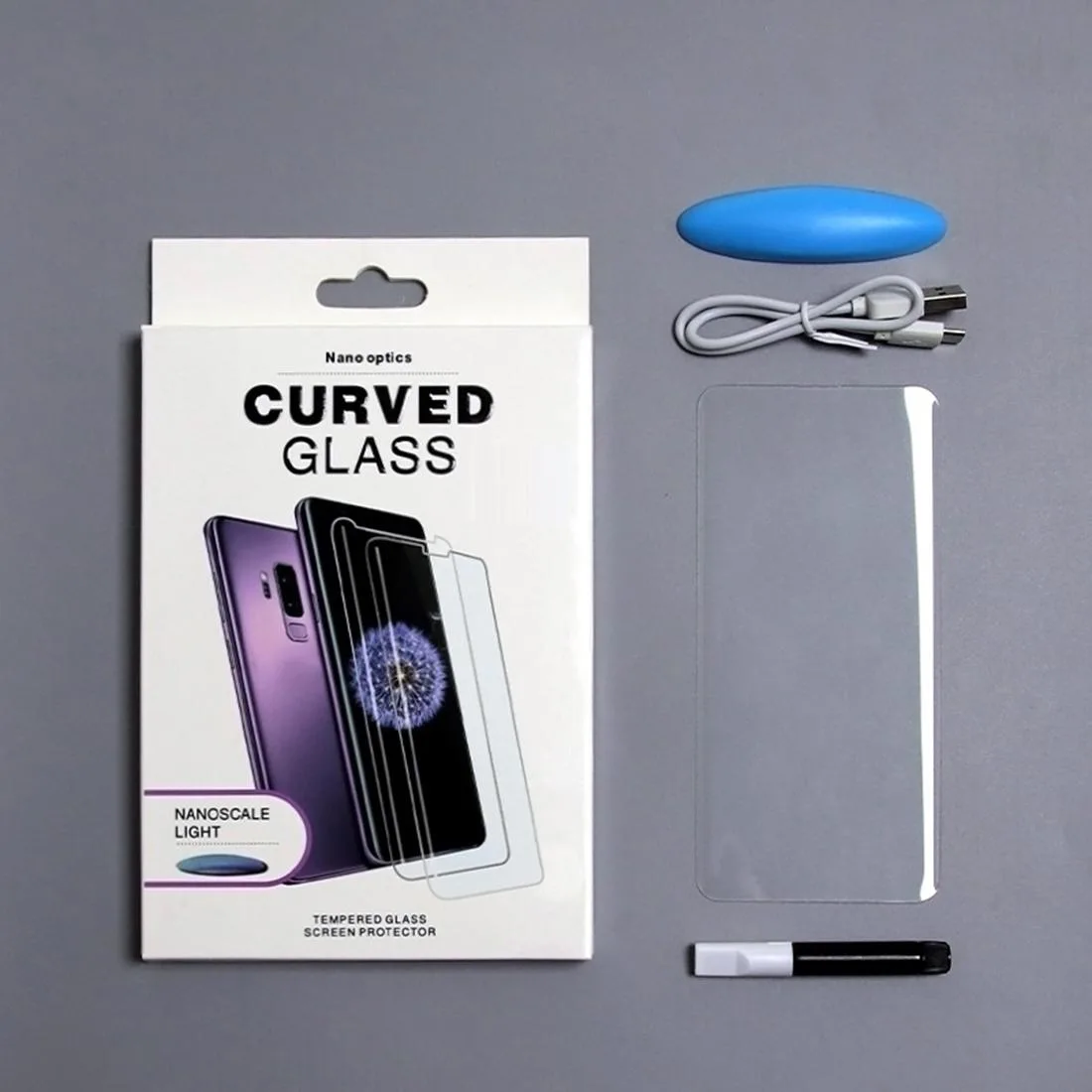 For vivo X70 Pro+ UV Liquid Curved Full Glue Tempered Glass Film