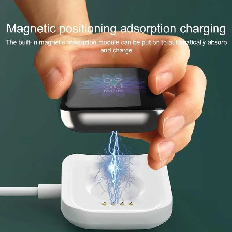 Smart Watch Magnetic Charger Charging Base(White)