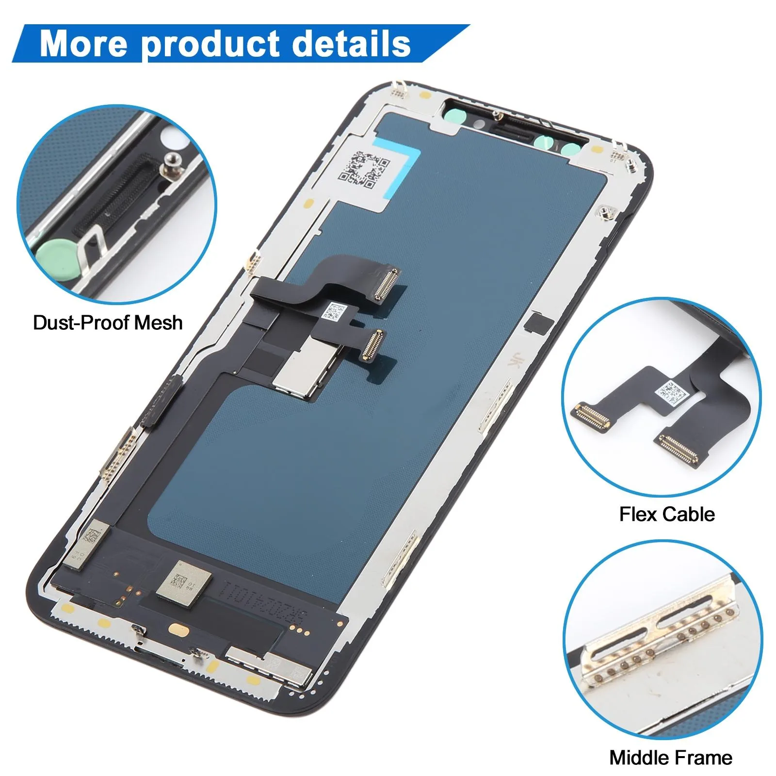 JK incell LCD Screen for iPhone XS(Black)