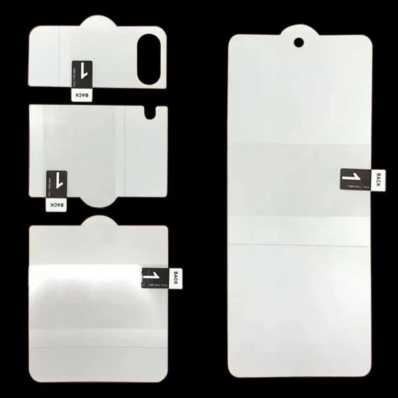 Full Screen Protector Explosion-proof Hydrogel Film For Samsung Galaxy Z Flip3 5G(Internal+External+Back Screen)