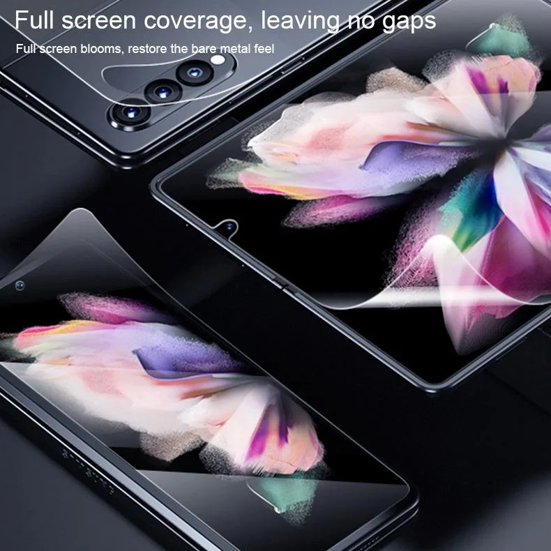 For Samsung Galaxy Z Flip3 5G Full Screen Protector Explosion-proof Hydrogel Film (Front Screen)