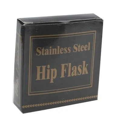 Stainless Steel Liquor & Whiskey Hip Flask (Silver)