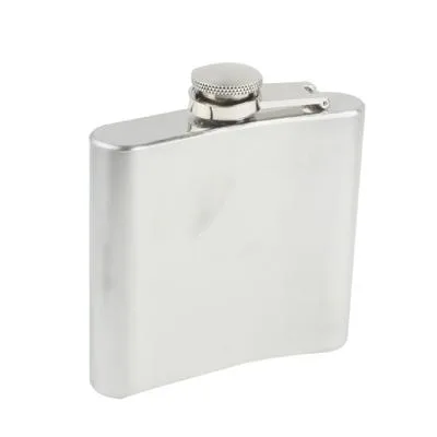 Stainless Steel Liquor & Whiskey Hip Flask (Silver)