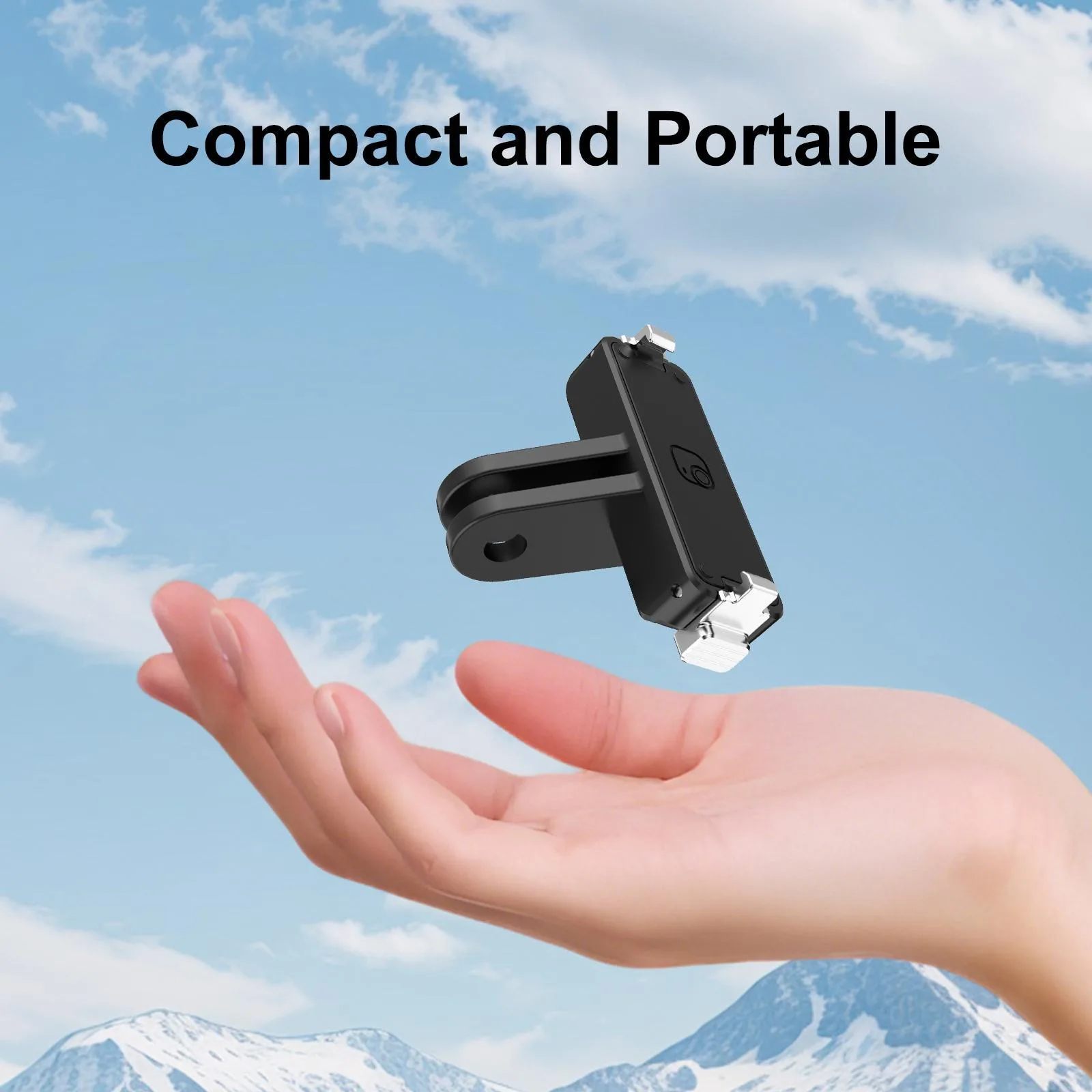For Insta360 GO UItra PULUZ Plastic Magnetic Quick Release Base Mount (Black)