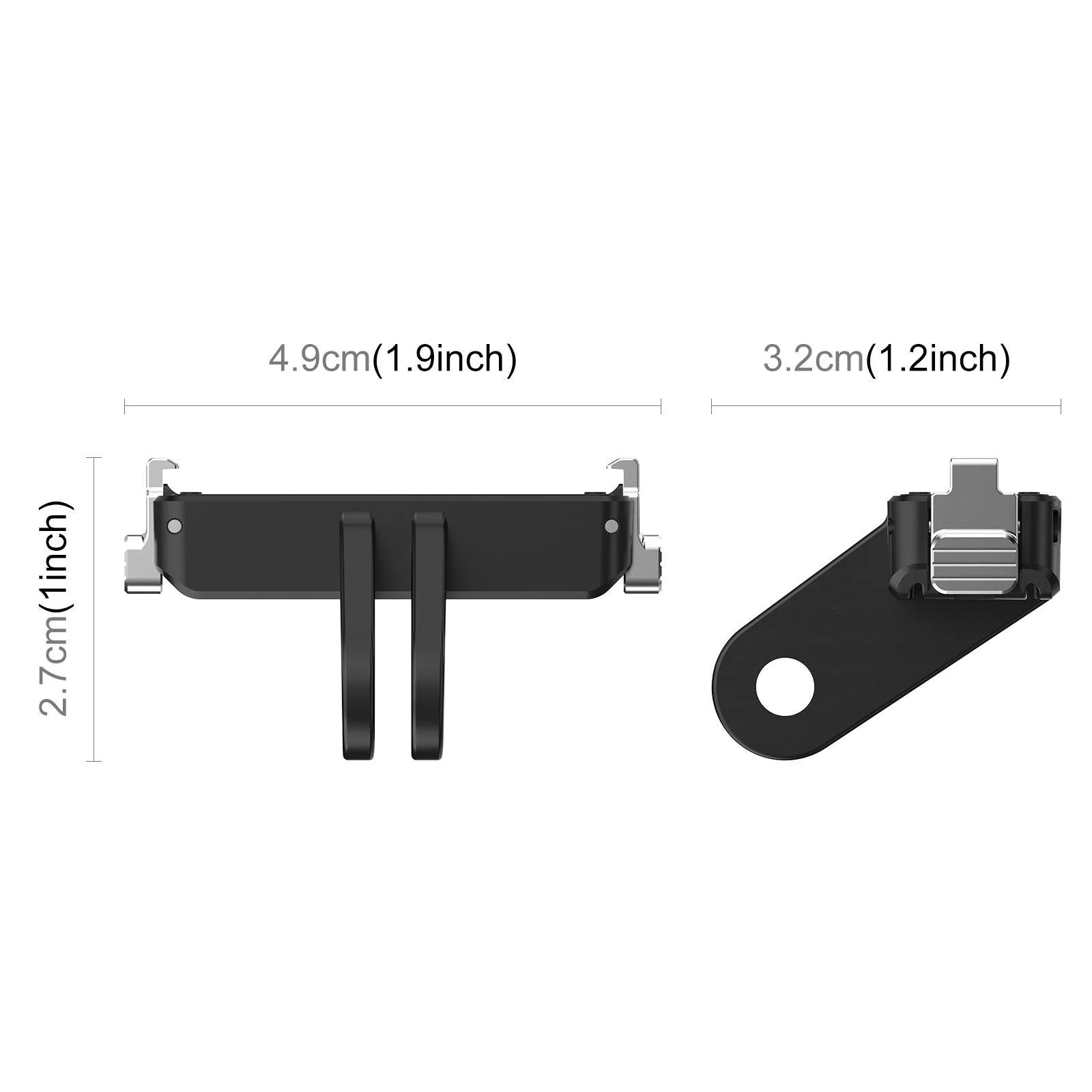 For Insta360 GO UItra PULUZ Plastic Magnetic Quick Release Base Mount (Black)