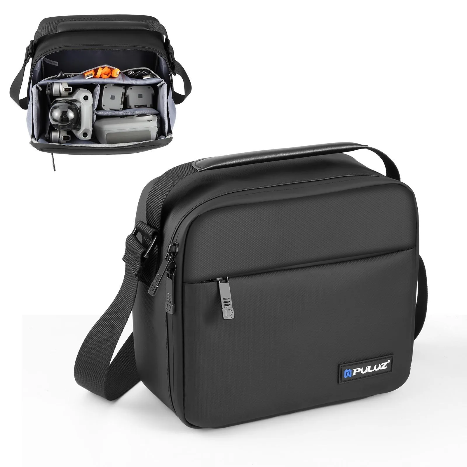 PULUZ Portable Carry Bag Single Shoulder Storage Bag for DJI Mini Series Drone / DJI Osmo Pocket Series (Black)