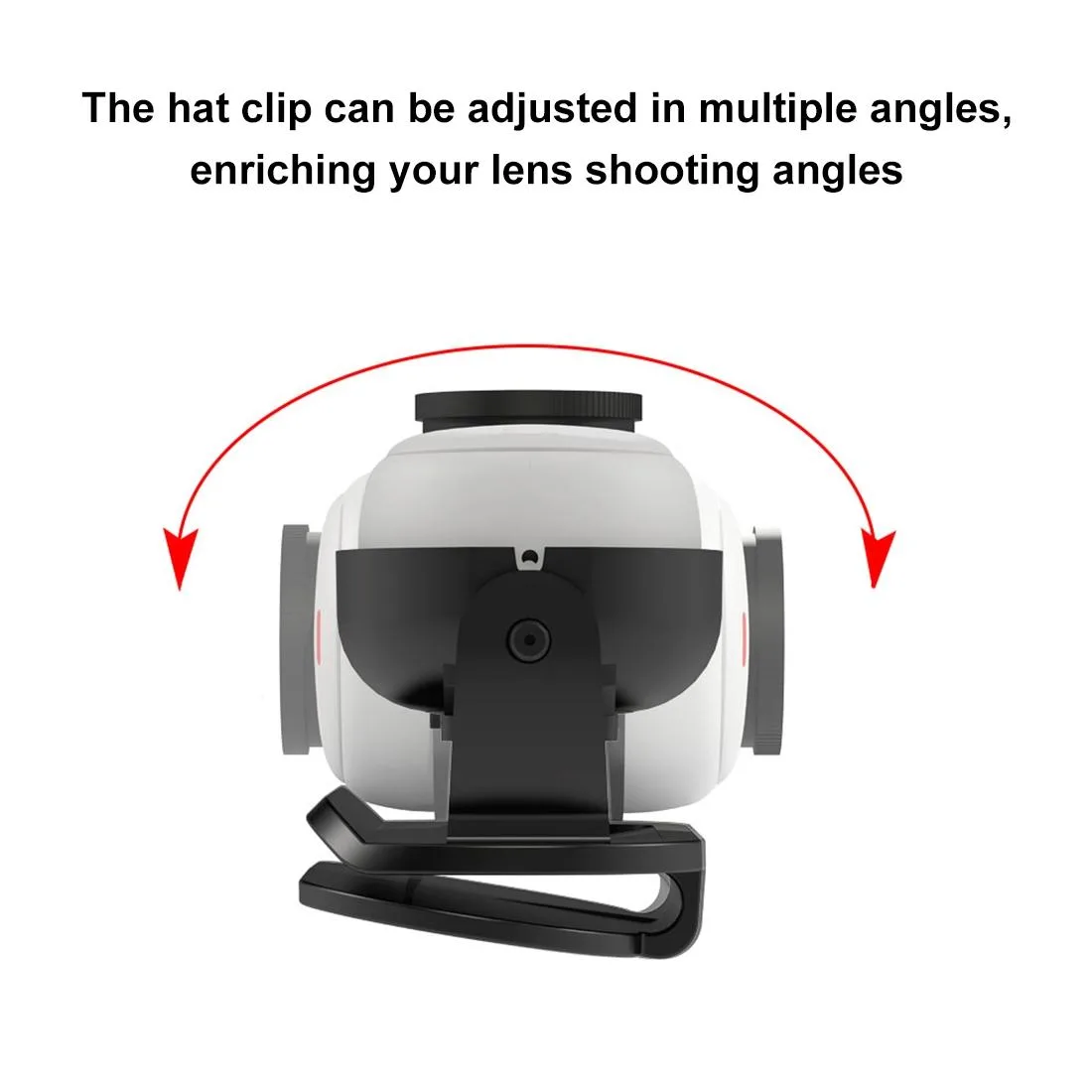 For Insta360 GO3 / GO 3S PULUZ Easy Clip Hat Clip Quick Release Clamp Magnetic Frame Fixed Mount (Black)