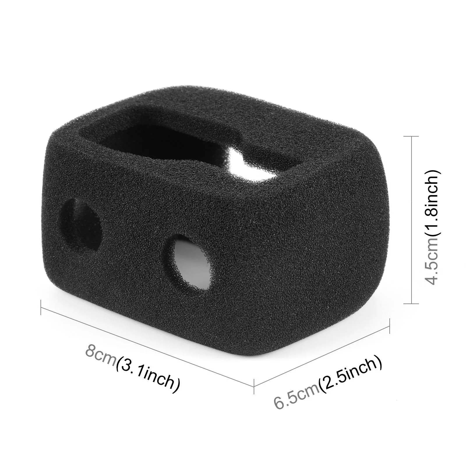 PULUZ High Density Foam Windshield (Black)