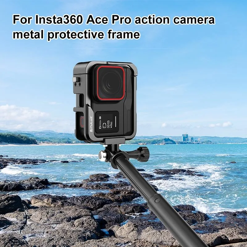 PULUZ Metal Protective Cage Adapter Frame (Black)