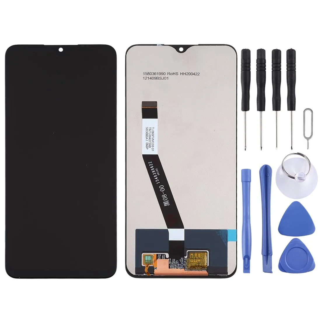 TFT LCD Screen for Xiaomi Redmi 9/Redmi 9 Prime/Poco M2 Digitizer Full Assembly(Black)