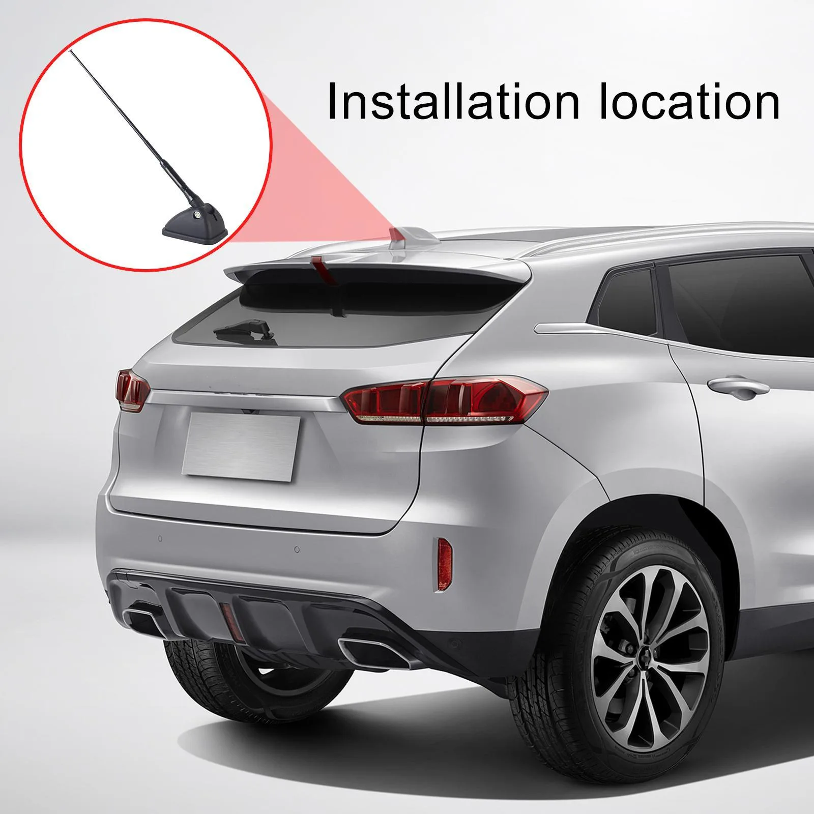 YQ-613A Telescopic Car Roof Antenna Shape Decorator