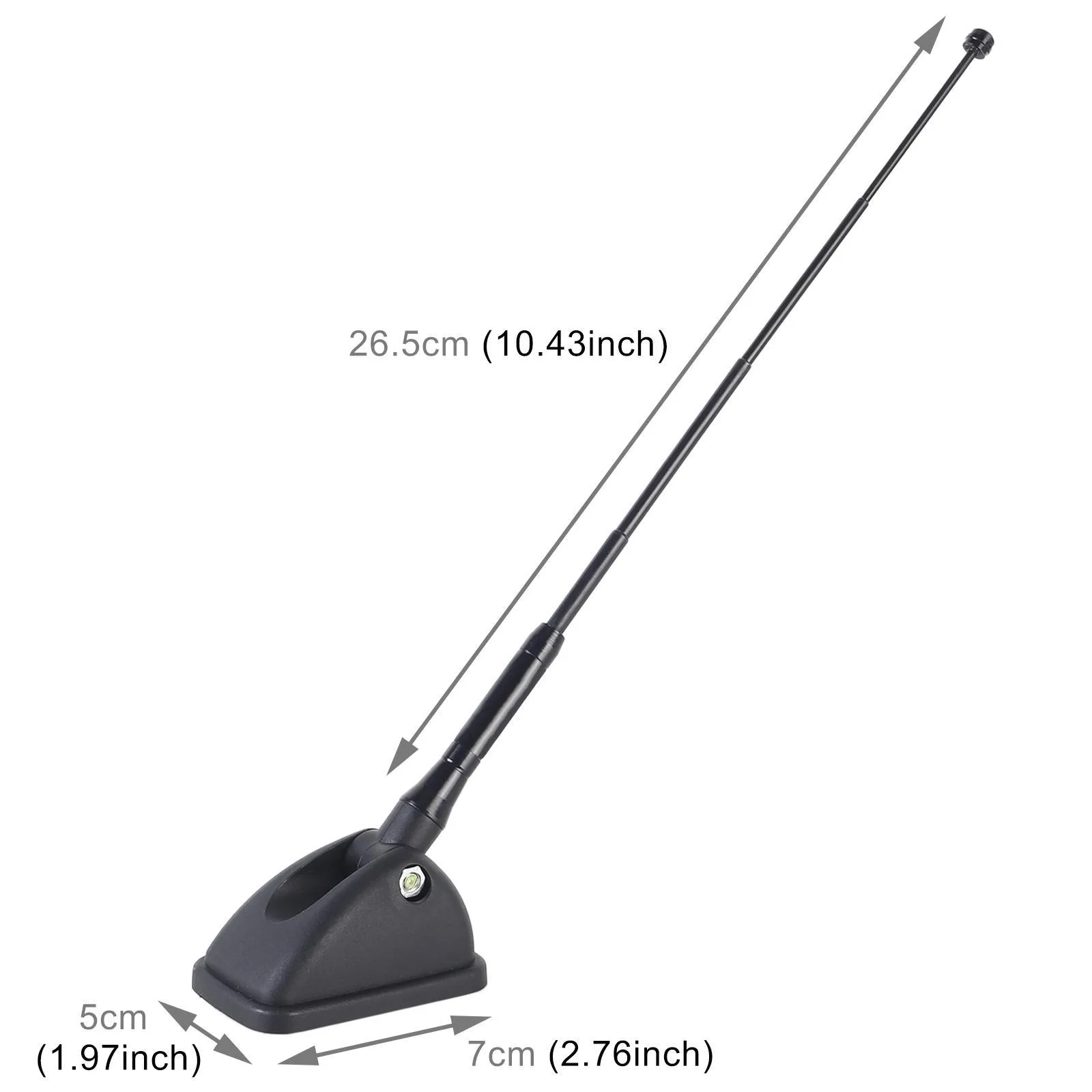 YQ-613A Telescopic Car Roof Antenna Shape Decorator