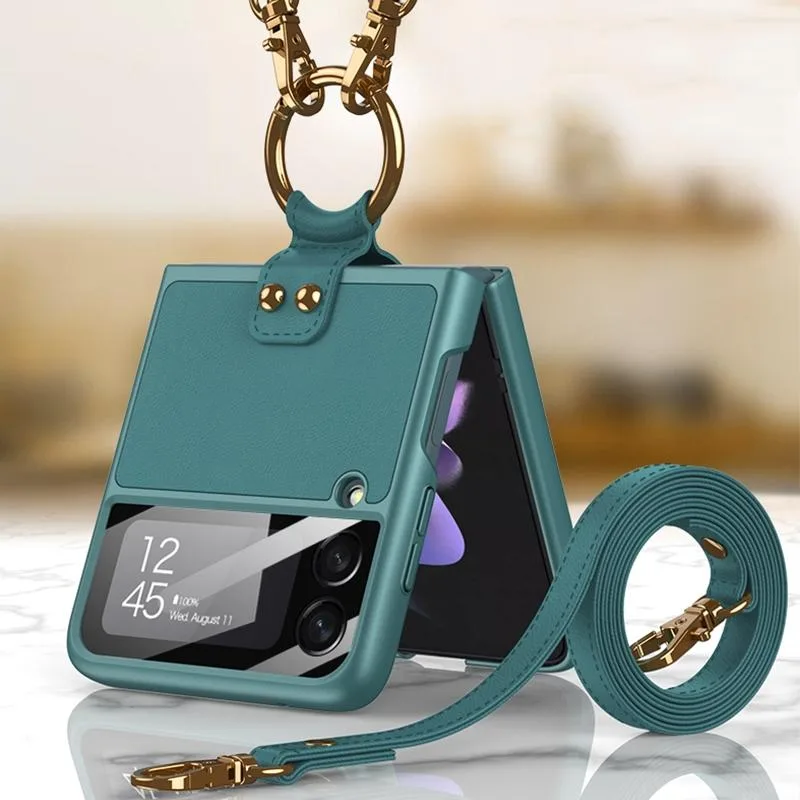 GKK Ultra-thin PC + PU Phone Case with Ring & Strap