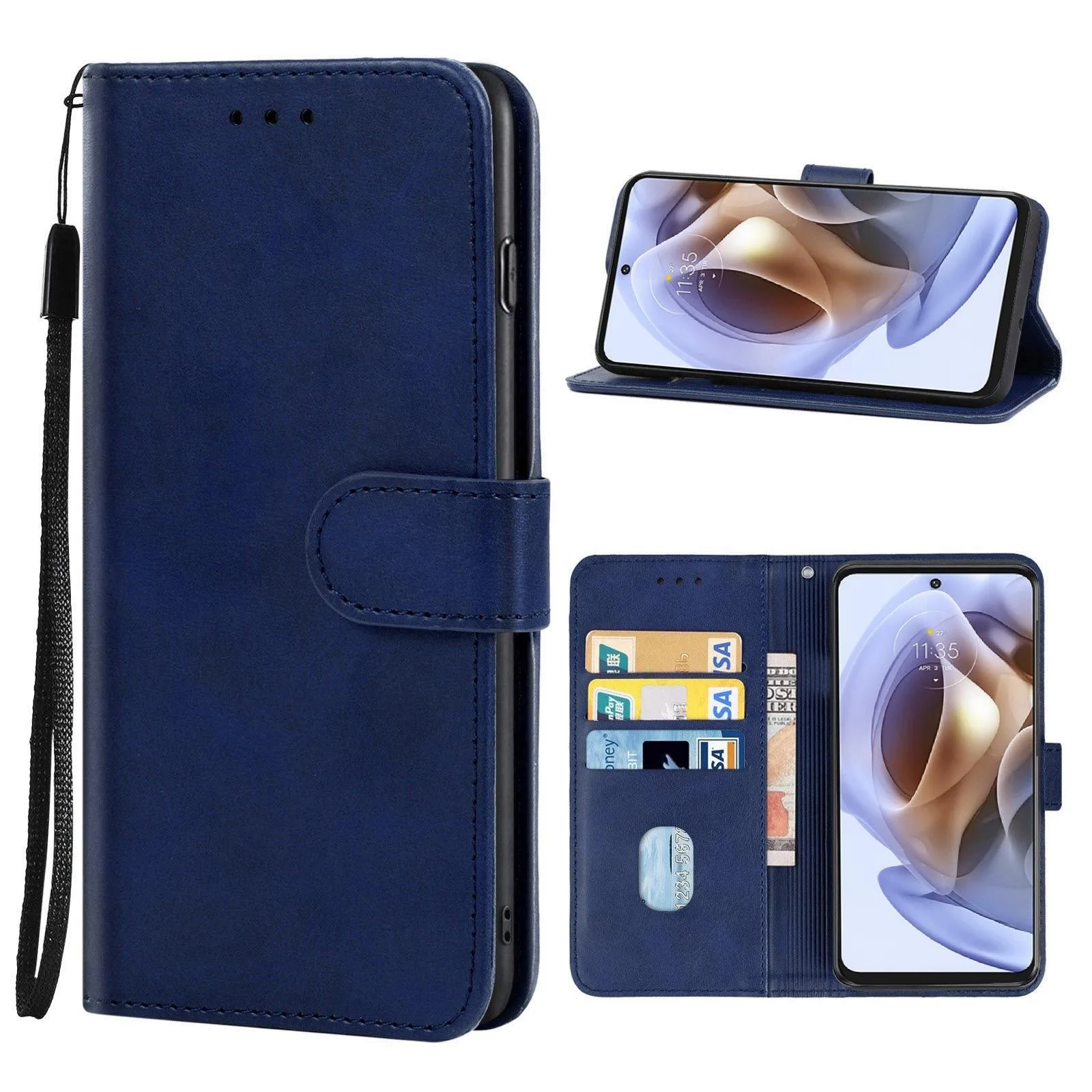 Leather Phone Case For Motorola Moto G31 / G41