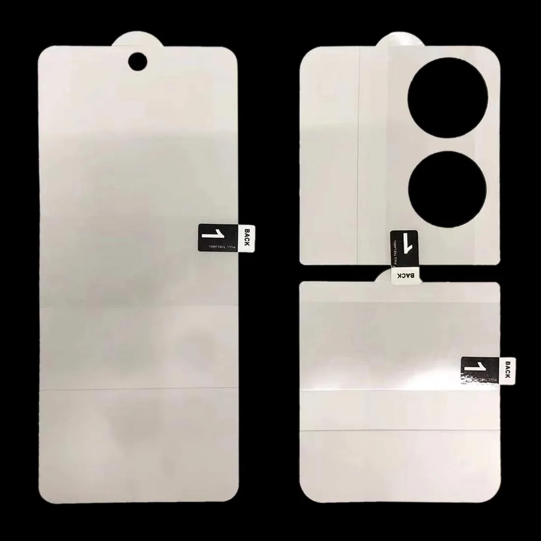 Full Screen Protector Explosion-proof Hydrogel Film For Huawei P50 Pocket (Front + Back Film)
