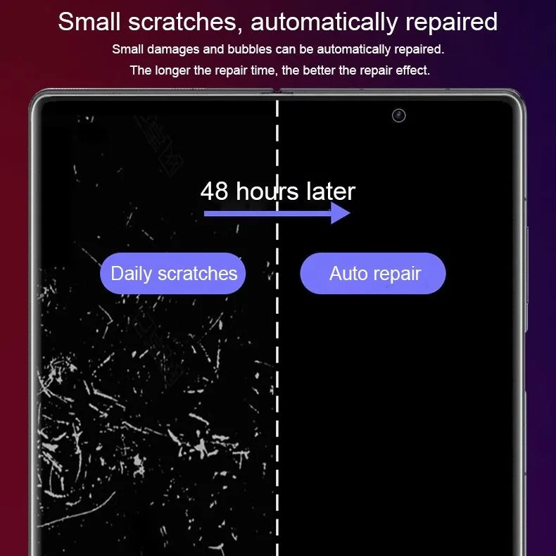 Full Screen Protector Explosion-proof Hydrogel Film For Huawei P50 Pocket (Front + Back Film)