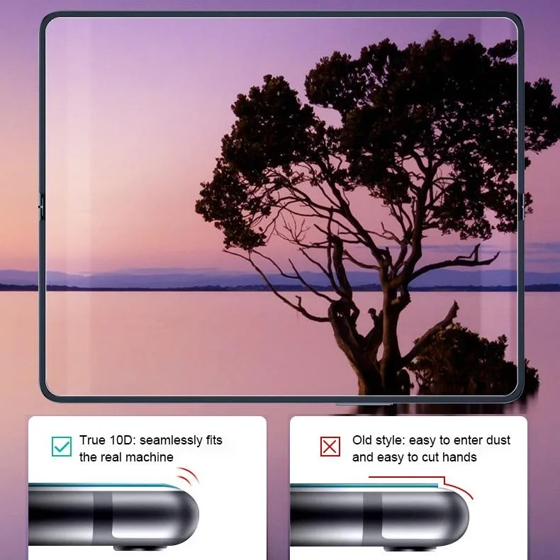 Full Screen Protector Explosion-proof Hydrogel Film For Huawei P50 Pocket (Front + Back Film)